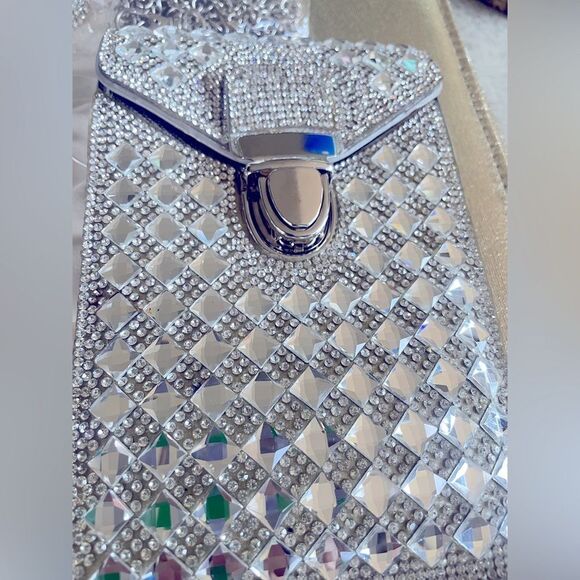 Bling Jewelry & Matching Crossbody NEW Prom Jewelry Accessories Wedding NEW - Picture 9 of 14